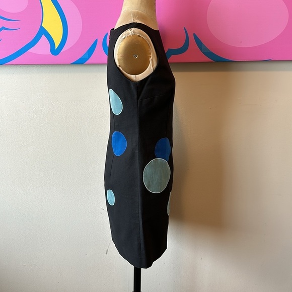 Moschino Cheap Chic Black Polka Dot Shift Dress The Nanny - Picture 6 of 10